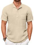 Casual Summer Henley Shirt (US Only)