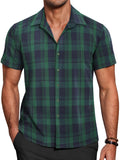 Casual Button Down Plaid Shirt (US Only)