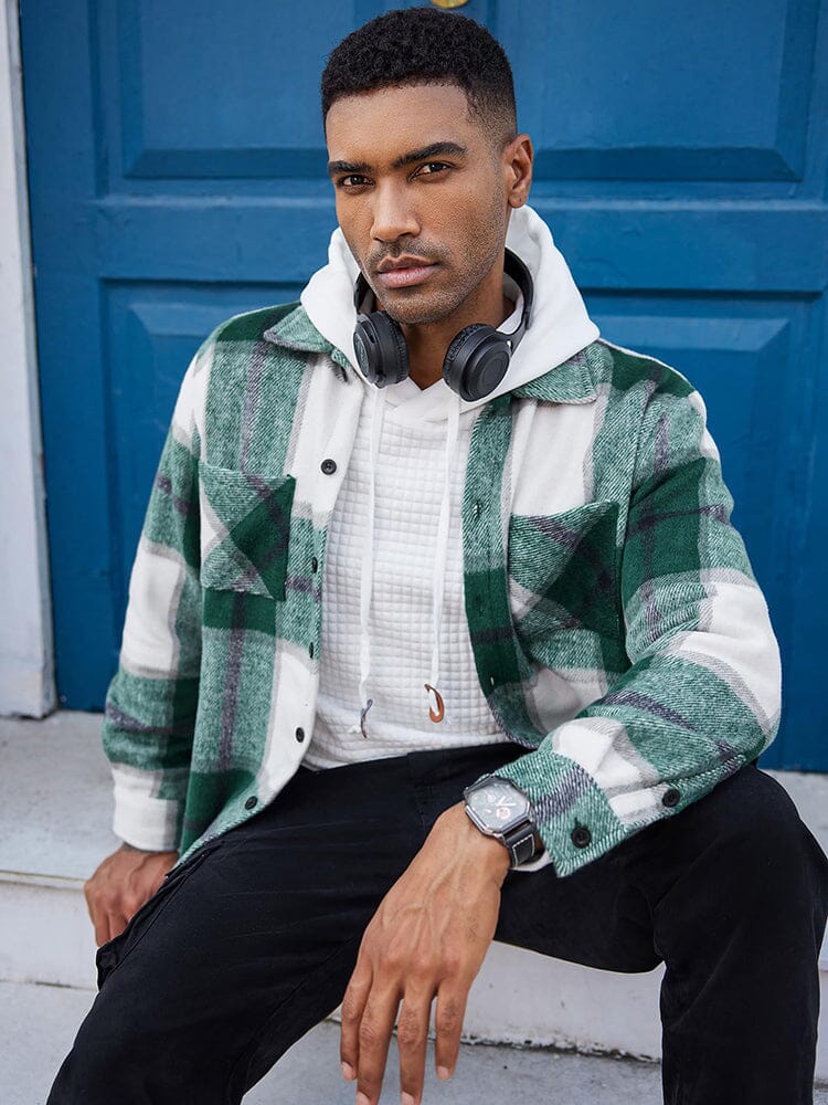 Stylish Comfy Flannel Plaid Shirt (US Only) Shirts coofandy 