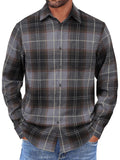 Casual Button Down Plaid Flannel Shirt (US Only)