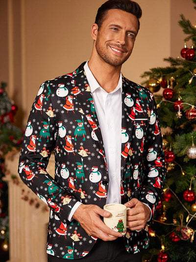 Christmas Suit Party Jacket (US Only) Blazer coofandy 