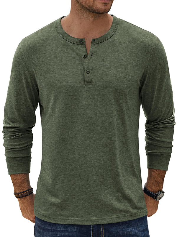 Classic Lightweight Stretch Henley Tee (US Only)