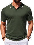 Casual Old Money Knit Polo Shirt (US Only)