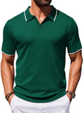 Casual Old Money Knit Polo Shirt (US Only)
