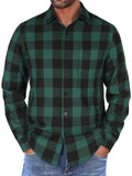 Casual Button Down Plaid Flannel Shirt (US Only)
