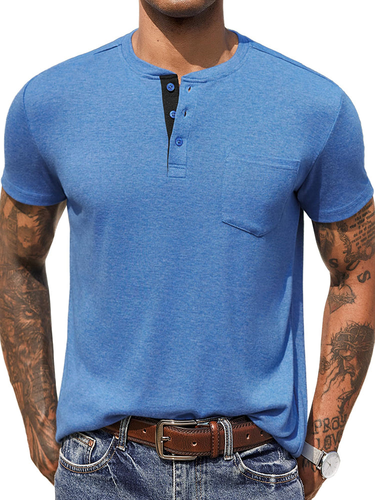 Casual Basic Henley Shirt (US Only)