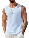 Casual Waffle Knit Muscle Tank Top (US Only)