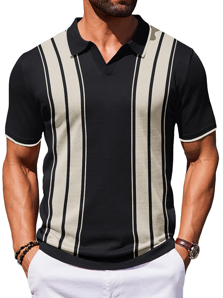 Vintage Old Money Knit Polo Shirt (US Only)