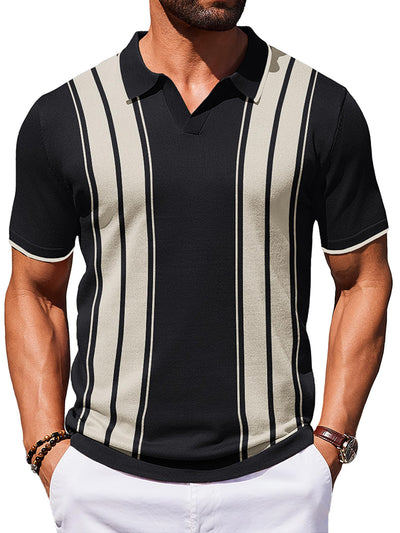 Vintage Old Money Knit Polo Shirt (US Only)