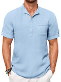 Casual Summer Henley Shirt (US Only)