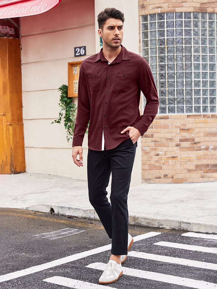 Cozy Soft Button Shirt (US Only) Shirts coofandy 