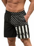 Quick-Dry Printed Swim Trunks with Compression Lining (US Only)