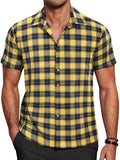 Casual Button Down Plaid Shirt (US Only)