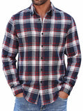 Casual Button Down Plaid Flannel Shirt (US Only)