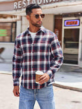 Casual Button Down Plaid Flannel Shirt (US Only)