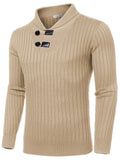 Stylish Shawl Collar Pullover Sweater (US Only) Sweater coofandy 