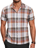 Casual Button Down Plaid Shirt (US Only)