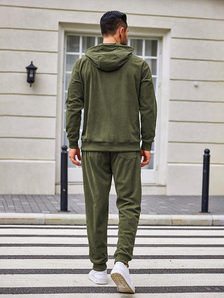 Casual Sports Hoodie Jogging Sweatsuit (US Only)