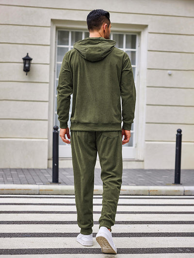 Casual Sports Hoodie Jogging Sweatsuit (US Only)