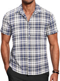 Casual Button Down Plaid Shirt (US Only)