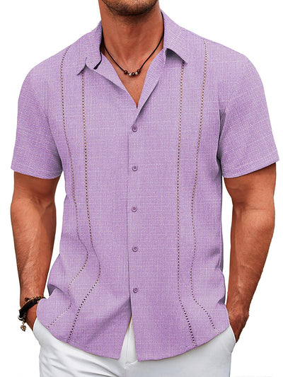 Casual Cuban Guayabera Shirt (US Only)