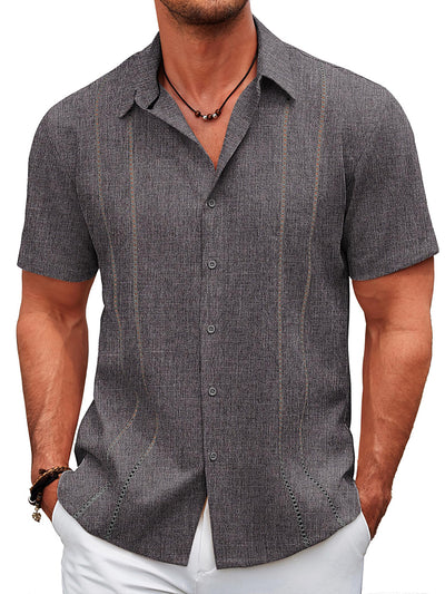 Casual Cuban Guayabera Shirt (US Only)