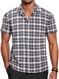 Casual Button Down Plaid Shirt (US Only)
