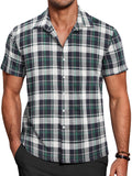 Casual Button Down Plaid Shirt (US Only)