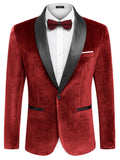 Velvet Tuxedo Blazer Jacket (US Only)