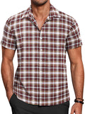 Casual Button Down Plaid Shirt (US Only)