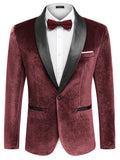 Velvet Tuxedo Blazer Jacket (US Only)