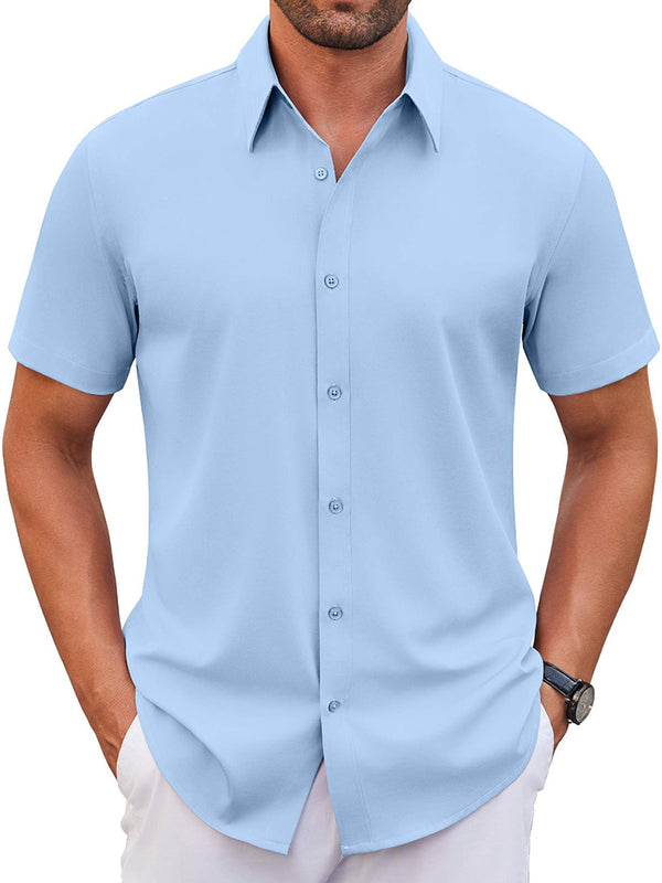 Casual Wrinkle Free Button Down Dress Shirt (US Only)