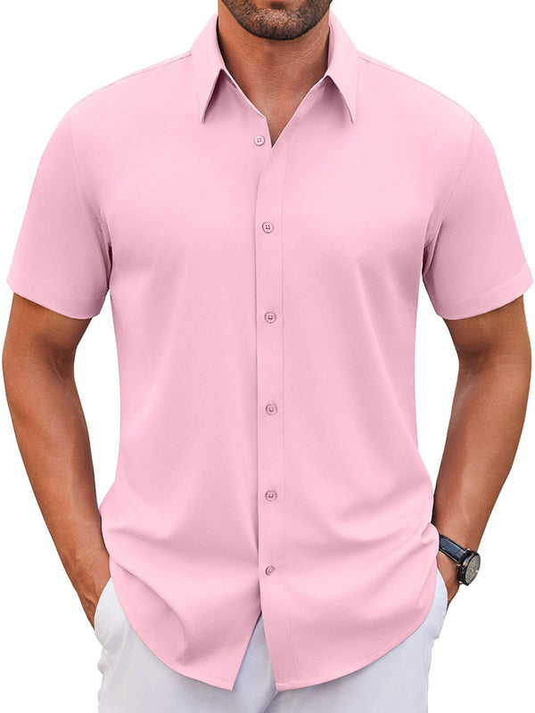 Casual Wrinkle Free Button Down Dress Shirt (US Only)
