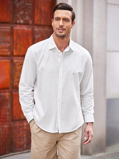 100% Cotton Oxford Shirt (US Only) Shirts coofandy 
