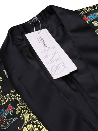 Luxury Floral Embroidered Blazer (US Only) Blazer coofandy 