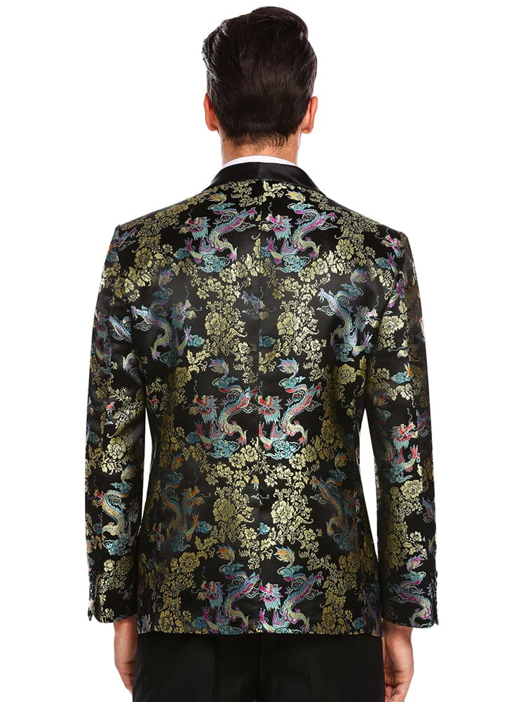 Floral Embroidered Blazer - Perfect for Special Events | US Only – COOFANDY