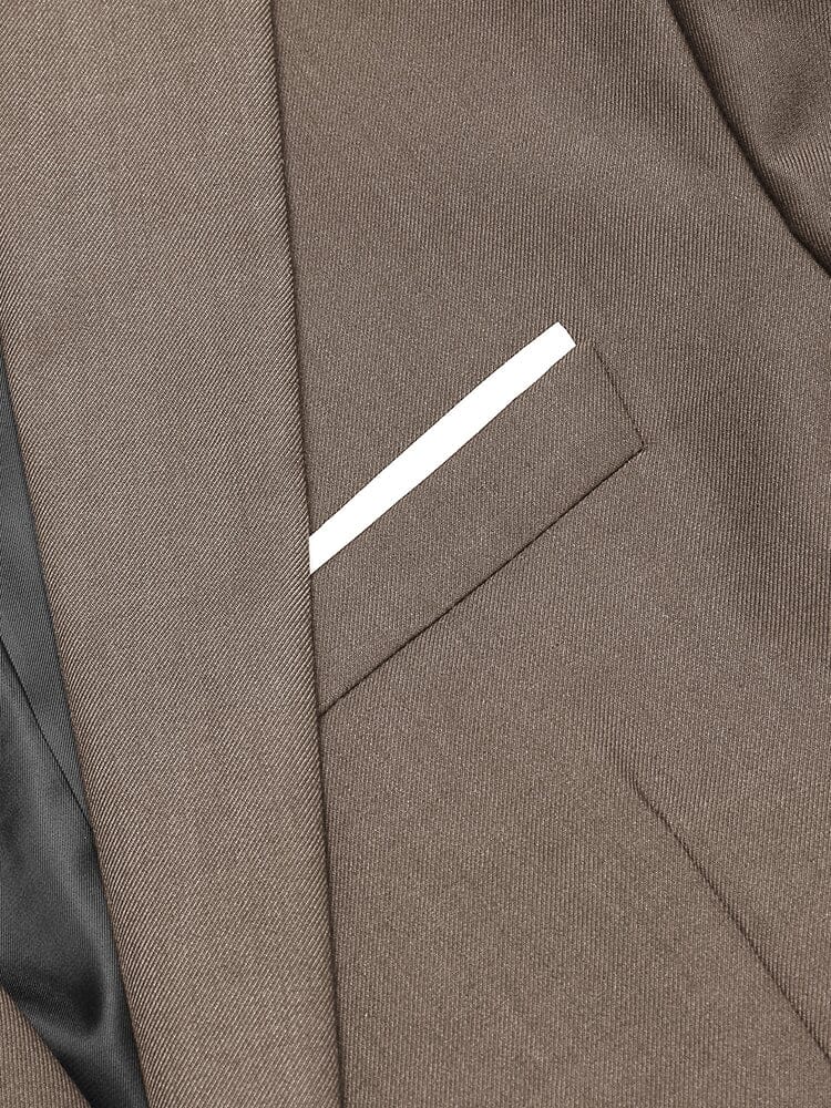 Casual Classic Suit Jacket (US Local) Blazer coofandy 