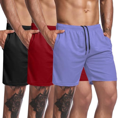 3-Pack Workout Shorts with Pocket (US Only)