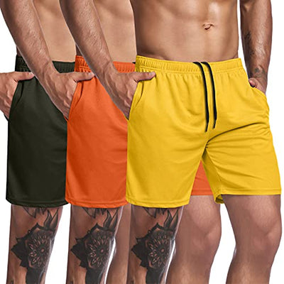 3-Pack Workout Shorts with Pocket (US Only)