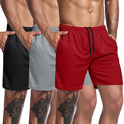 3-Pack Workout Shorts with Pocket (US Only)