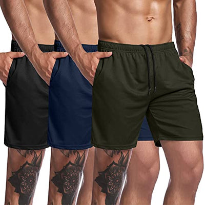3-Pack Workout Shorts with Pocket (US Only)