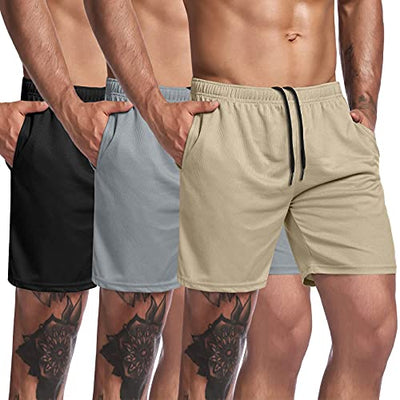 3-Pack Workout Shorts with Pocket (US Only)