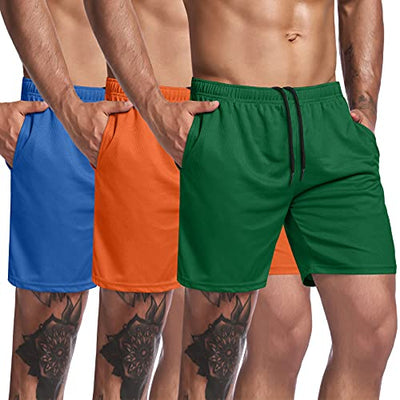 3-Pack Workout Shorts with Pocket (US Only)