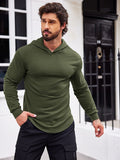 Workout Muscle Fit Cotton Blend Hoodie (US Only) Hoodies Coofandy&