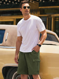Casual Cotton Cargo Shorts (US Only) Shorts coofandy 