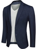 Lightweight Blazer (US Only) Blazer coofandy Navy Blue S 