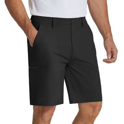 Casual Quick Dry Cargo Shorts (US Only) Shorts coofandy Black S 