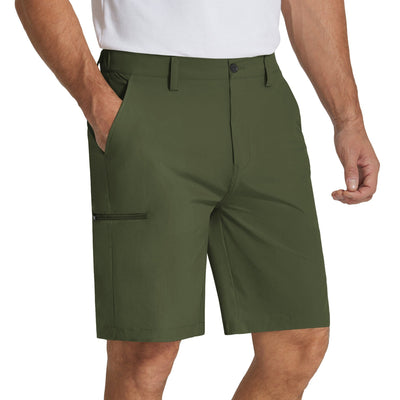 Casual Quick Dry Cargo Shorts (US Only) Shorts coofandy Army Green S 