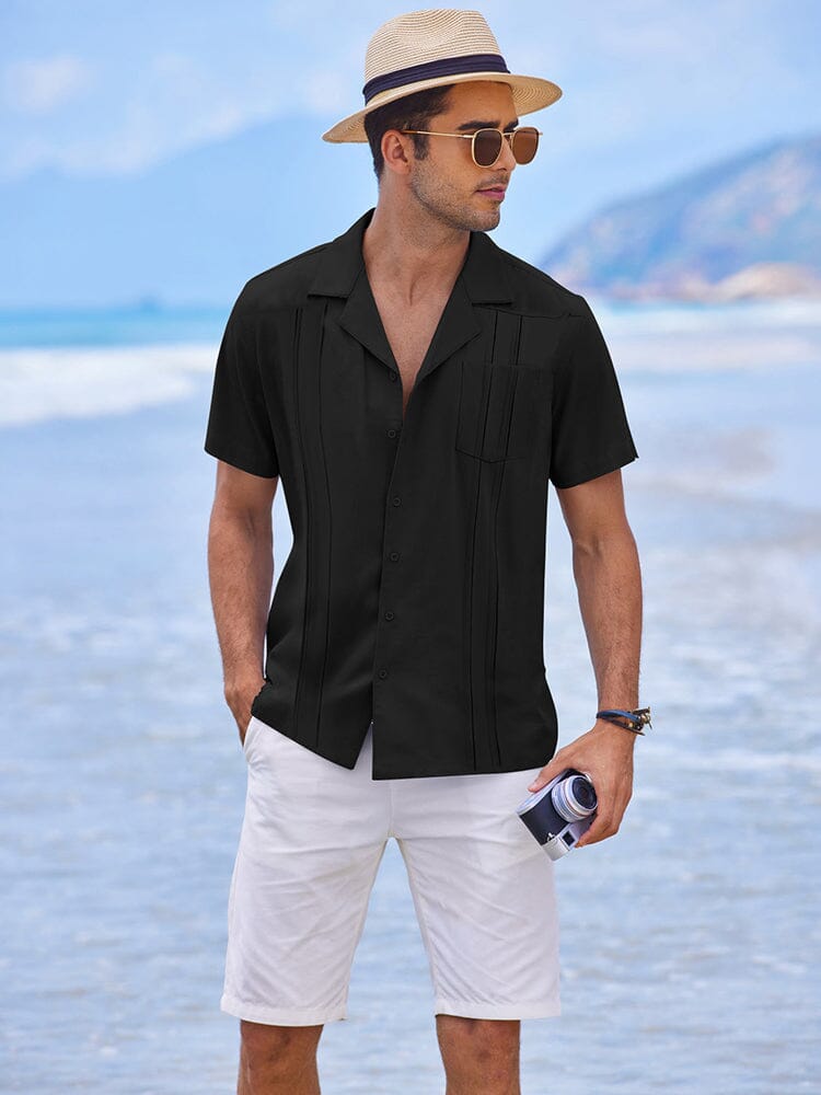 Casual Linen Relaxed Fit Shirt (US Only) Shirts coofandy 