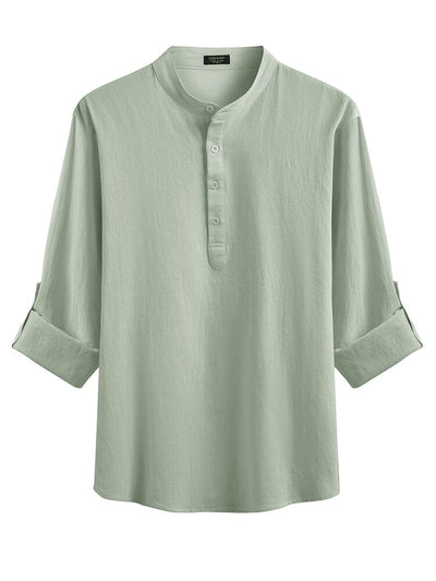 Casual 2 Pieces Henley Shirts Set (US Only) Sets coofandystore 